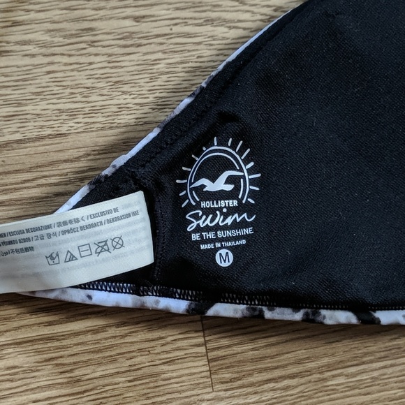 Black and white swim top - Picture 2 of 3